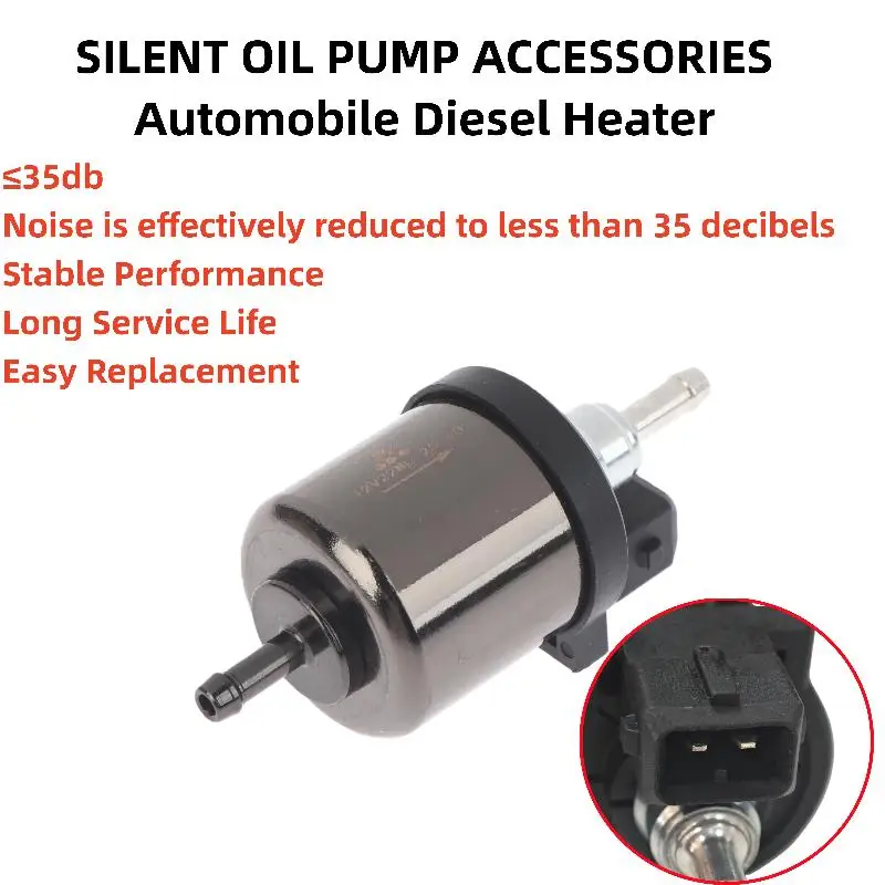 

1Pcs Car Heater Pump 22ml Ultra Quiet Fuel Pump For 12V 5KW/8KW Webasto Eberspacher Car Air Parking Heater Accessories