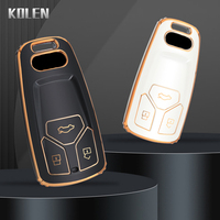 Fashion TPU Car Remote Key Case Cover Fob For Audi A4 B9 A5 A6 8S 8W Q5 Q7 4M S4 S5 S7 TT TTS TFSI RS Protector Fob Acessories