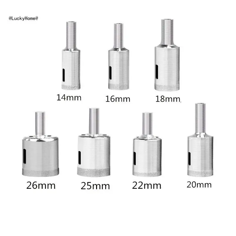 Upgrade Tegelboren Tegelgatfrezen Set- Gatenzaag Diamantboor Glas 11UA