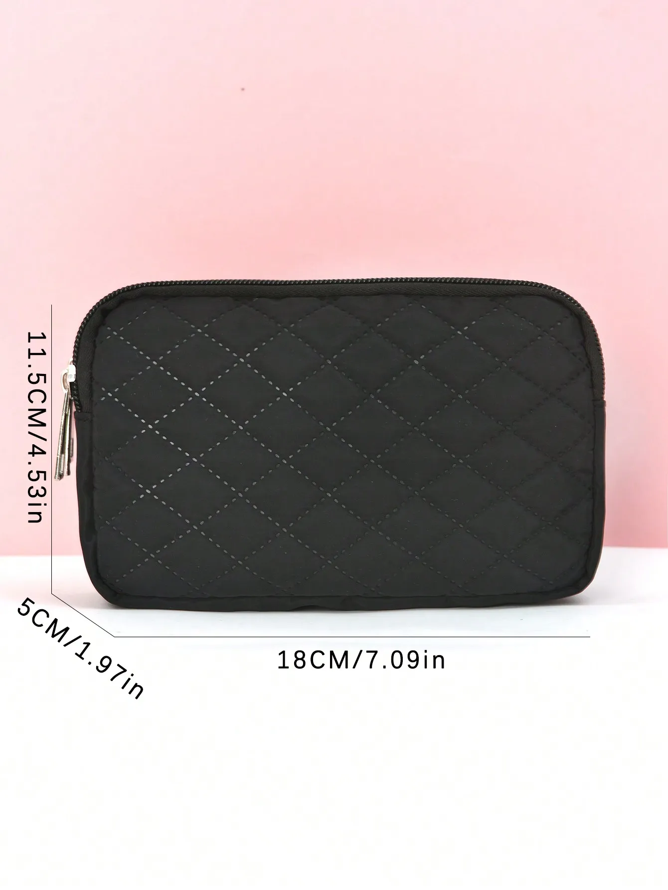 1pc Women\'S Simple Casual Quilted Multifunctional Large-Capacity Wallet Suitable For White-Collar Workers, Travel, Daily Use