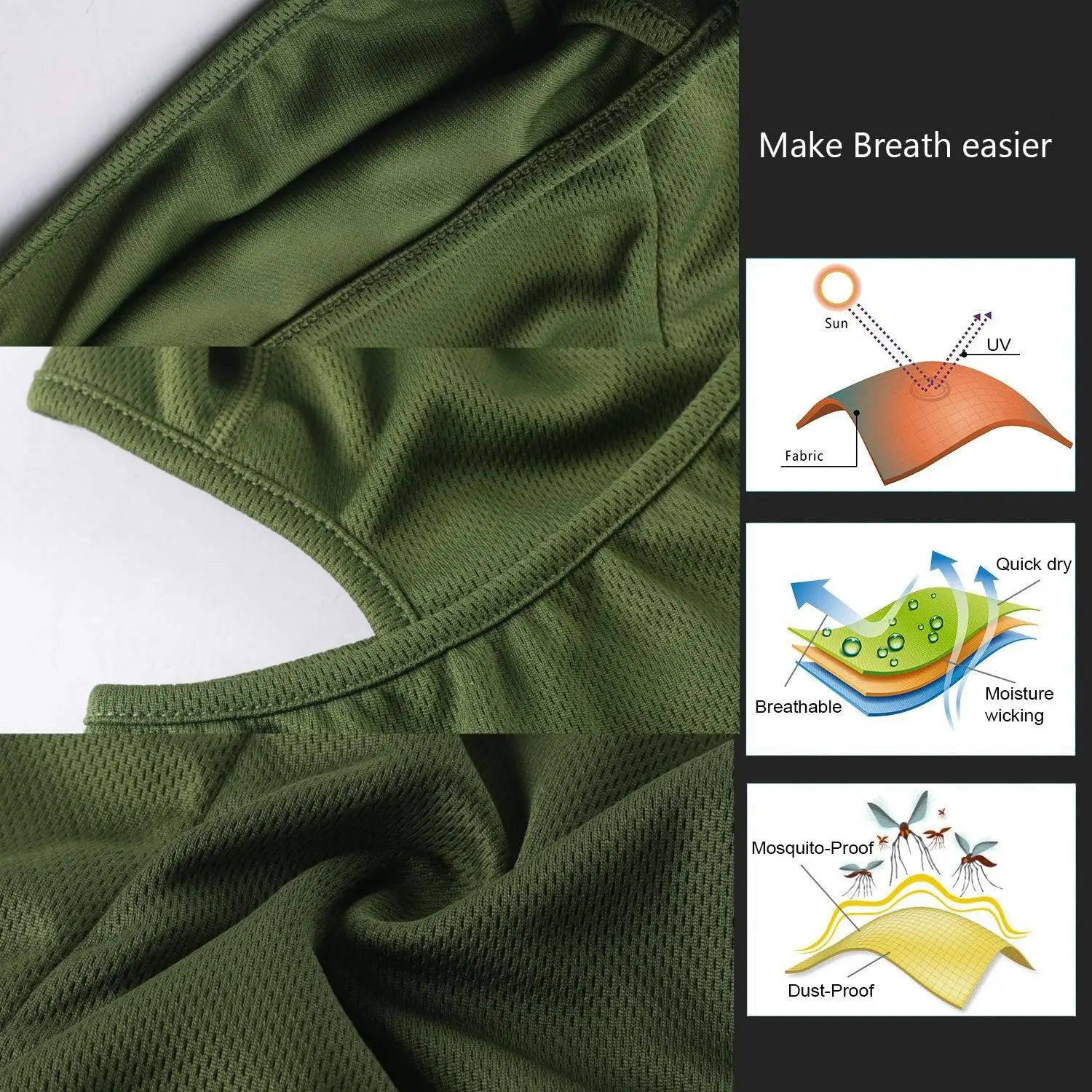 Skimaske für Männer, Sturmhaube, Gesichtsmaske, Damen, Sommer, Shiesty-Masken, Motorradhelm, vollständige Gesichtsabdeckung, Sonnenschutz, UV-Schutz – Detail 9