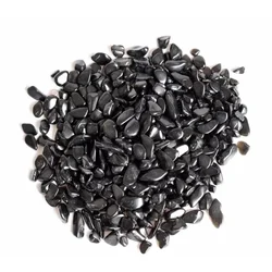 100g Bulk Small Size Natural Tumbled Semi-precious Stone Black Obsidian Reiki Healing Mineral Crystals Chip Crushed Stone