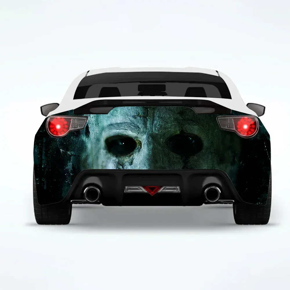 Michael Myers Car Rear Wrap Car Stickers vehicle Decal Creative Sticker Car-Body Appearance Modification Decor Stickers