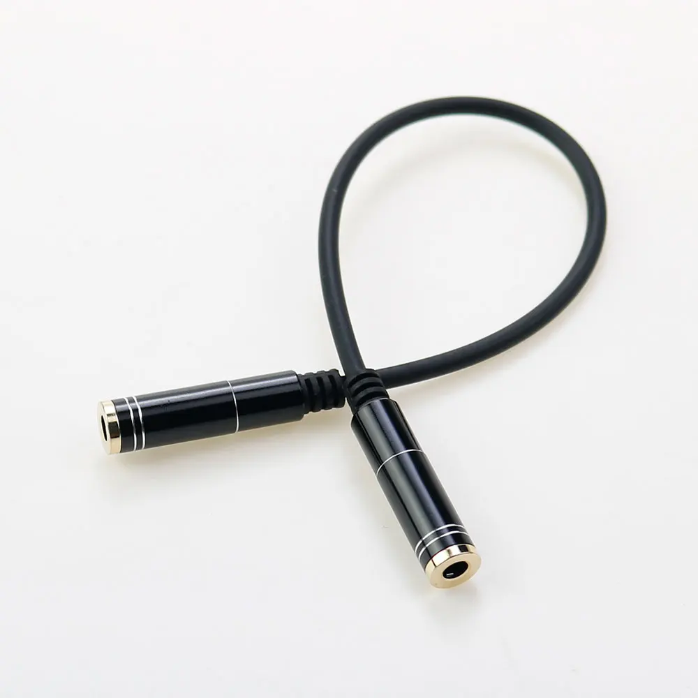 1Pcs 3.5mm Jack Female to Female For Computer Audio Cable 3.5 Headphone Extender Cord Aux Cable Headphone Extension Cable