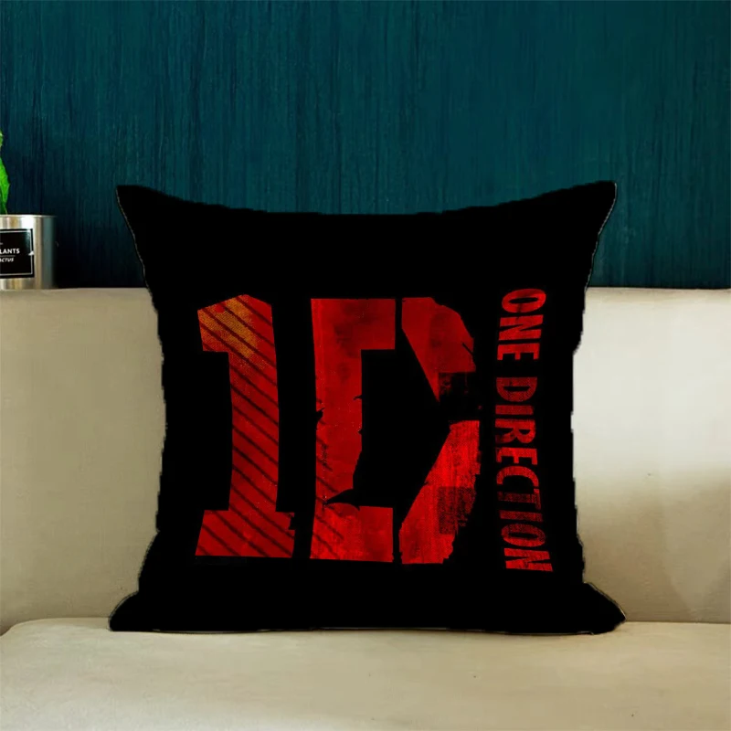 45x45 Cushion Cover for Living Room Cushions One-directionss Fan Gifts Pillow Cases 45x45 Decorative Pillowcases Home Decor Bed