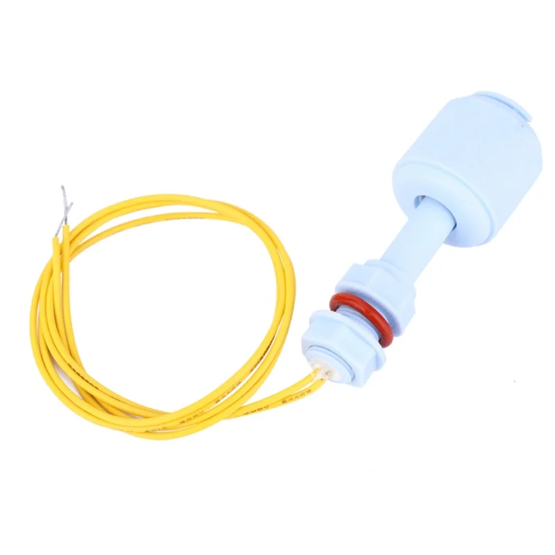5 Buah Saklar Pelampung Plastik PP Pengontrol Sensor Tingkat Cairan Kolam Tangki Air Biru P5210