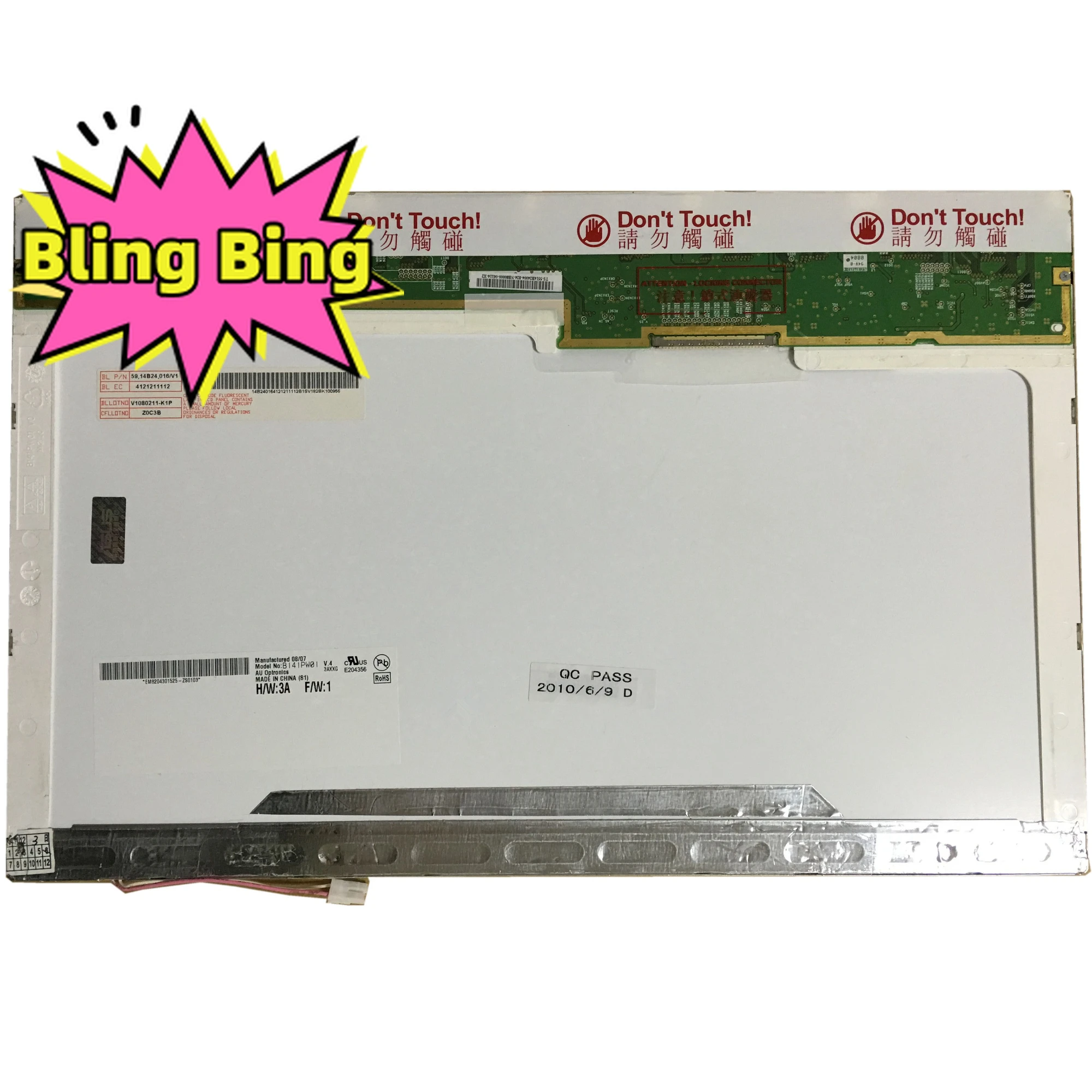 

B141PW01 V.4 V.0 V.1 V.2 V.3 fit N141C3-L06 L01 L08 L05 L02 LP141WP1 TLC2 LTN141BT02 LTN141BT06 CCFL LVDS 1440x900 14,1”