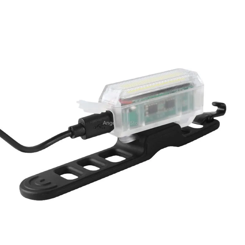 W11 دراجة الذيل ضوء إضاءة مقاومة للماء الدراجة الذيل ضوء دراجة USB قابلة للشحن ركوب الدراجات الجبلية الذيل مصباح الملحقات