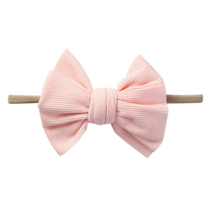 Children's Super Soft Nylon Faucet with Hair Accessories Cotton Bow Baby Headband Baby Girl Hair Accessories Hair Pins and Clips