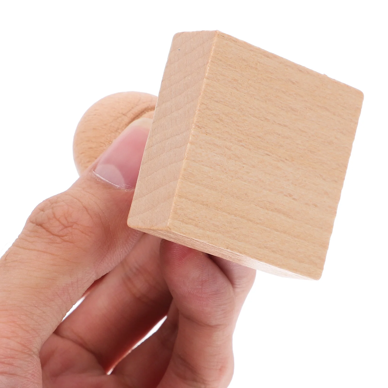 2 Stuks Handgemaakte Houten Stempels DIY Craft Blokken Creatieve Kinderen Stempels voor Scrapbooking Tijdschriften Kantoorbenodigdheden