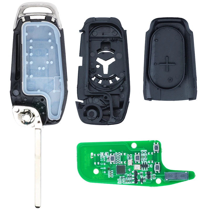 

KEYECU 4 Buttons 902MHz ID49 Chip for Ford F-150 F-250 F-350 2015 2016 2017 2018 2019 2020 Auto Flip Remote Key Fob N5F-A08TDA