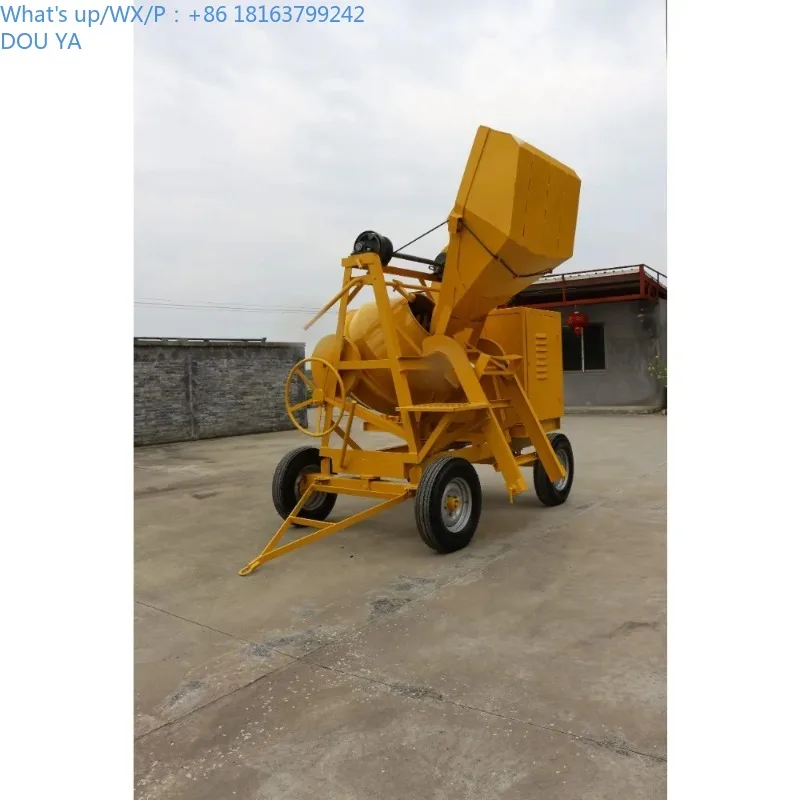 2026 آلات خلط الخرسانة الصغيرة مبيعات المصنع مباشرة خلاطات الخرسانة الاسمنتية الكهربائية الجديدة 350L 500L