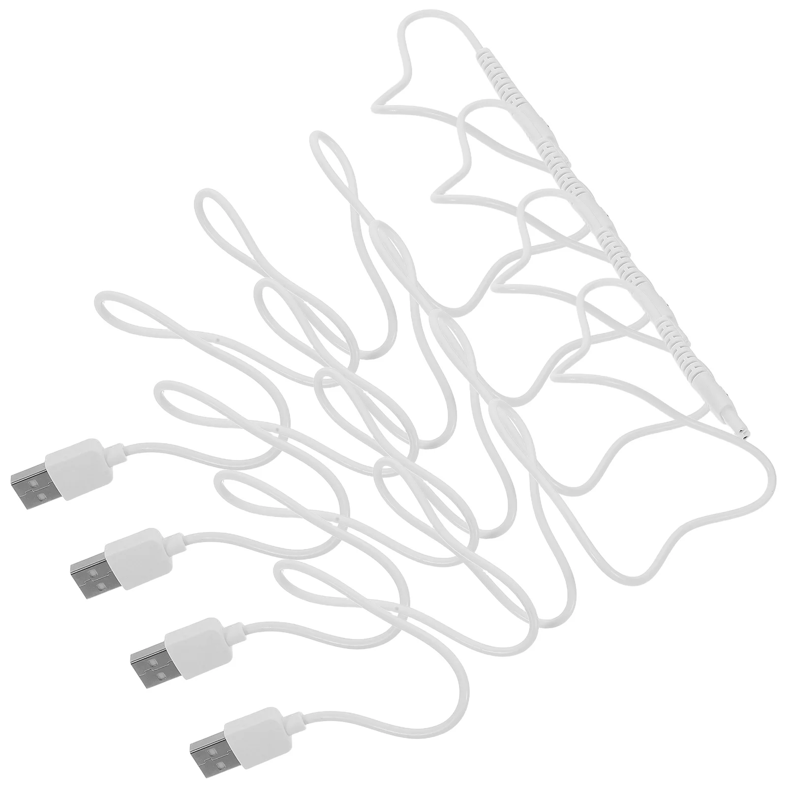 4 قطعة كابل شحن USB قطن المياه استبدال الحبل شحن سريع المحمولة للمنزل السفر عن طريق الفم الري