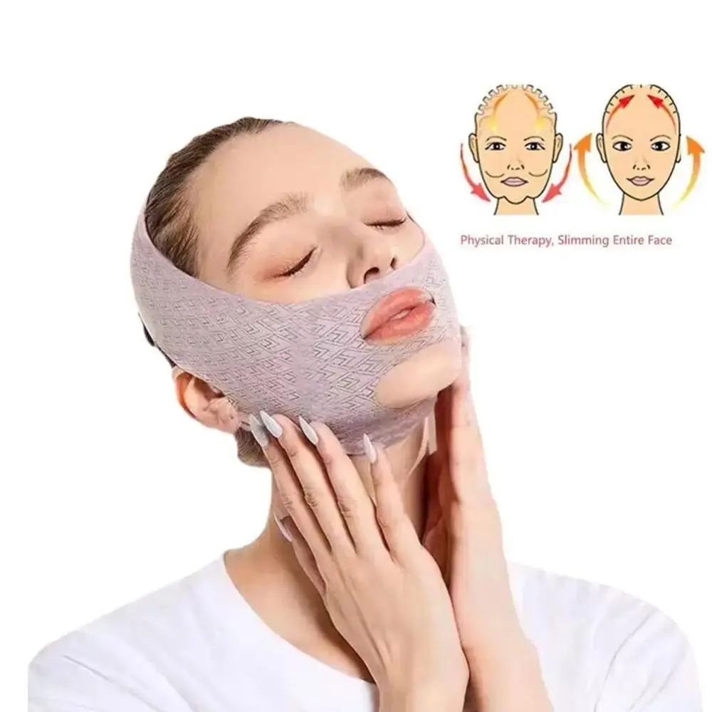 ปรับเข็มขัด Chin Cheek Slimming BANDAGE ต่อต้านริ้วรอย Reusable V Shaper Skin Care เครื่องมือ Facial Slimming Face Lifting STRAP