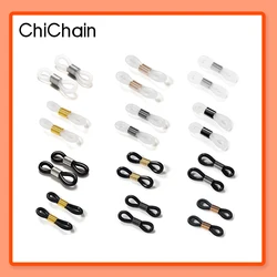 Free Shipping200 PCS glasses 체인 미끄럼 방지의 rubber 링 Rubber 링 끈 아일렛 대 한 실리콘 Glasses Band 로프 20x4