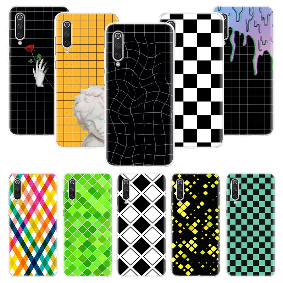 Black and white chess board Phone Case For Xiaomi Poco X6 X5 X4 X3 Nfc F6 F5 Pro F4 Gt F3 F2 F1 M5 M5S M4 M3 5G Shell Coque X3 G