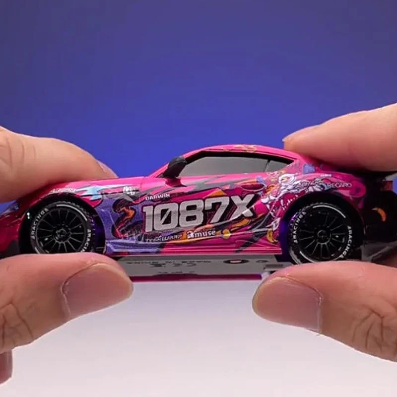 JXC AE86 1:43 Supra 1087X Drift Car Mini Simulation Girls Toys Racing Model Car Track Adult Hobby Vehicle Toy for Kids Car Gifit