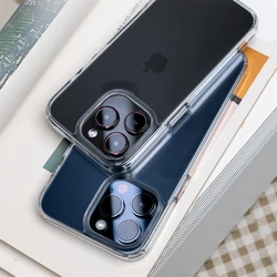 High Quality Matte Transparent Armor Case For iPhone 15 14 Plus 13 12 11 Pro Max X XS XR 7 8 Clear Shockproof Bumper Hard Cover