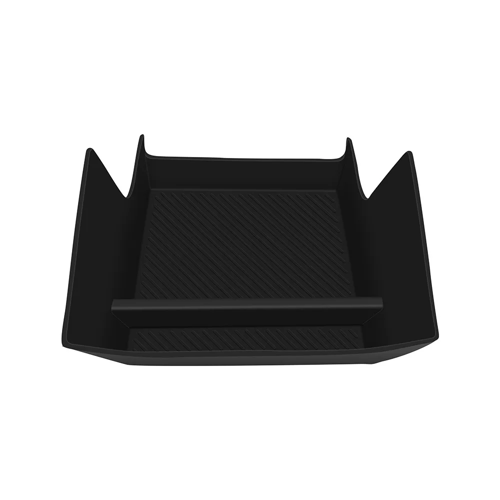 Silicone Front Storage Box Anti-Collision Anti-Abnormal Noise Waterproof Dustproof For Toyota AQUA 2022 Car Interior Accessories