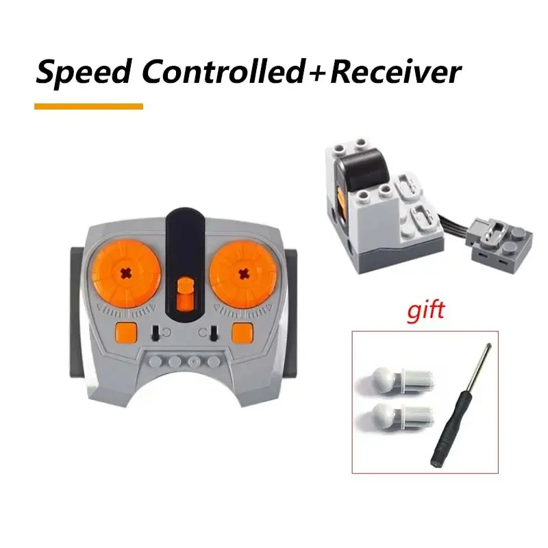 Technical Motor Battery Box Power Functions Parts IR Speed Servo Light Receiver PF APP Remote Control Car Building Blocks Bricks