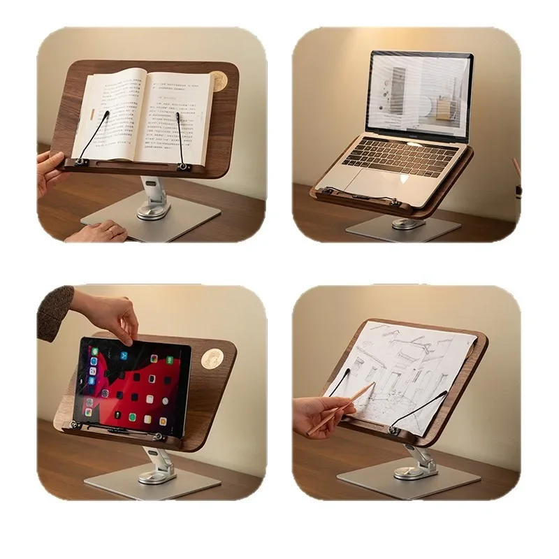 

Reading bracket360 ° folding learning reading stand aluminum alloy