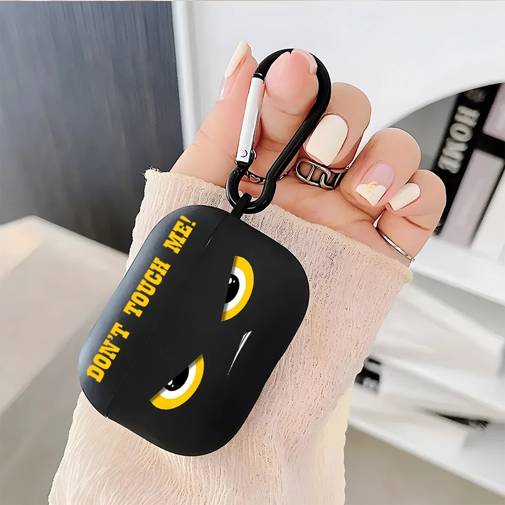 

Yellow Eyes Funny Silicone Tpu Earphone Case For AirPods 1/2/3/4 Earbuds Case For AirPods Pro2/Pro3/Pro Shockproof Soft Cover