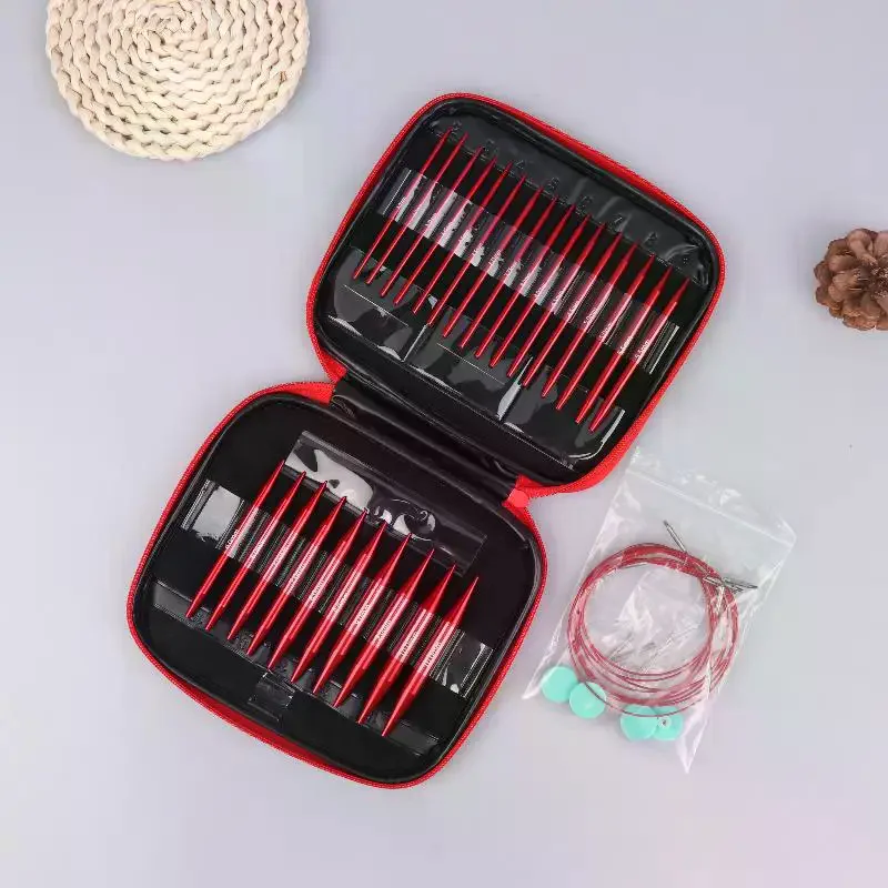 Detachable Circular Interchangeable Knitting Needles Crochet Kit Multifunctional Crochet Hooks Set For DIY Handmade Crafts
