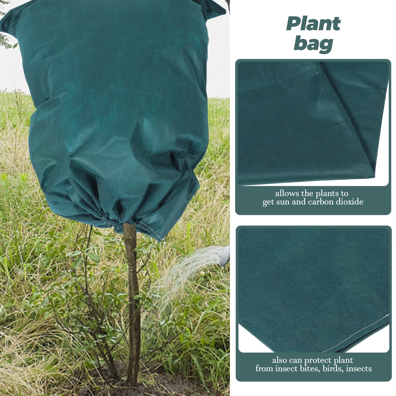 

1Pcs Plant Frostproof Cover Durable Non-Woven Fabric 100x80cm Protects Plants from Cold Frost Snow Wind Rain Dehydration Plant