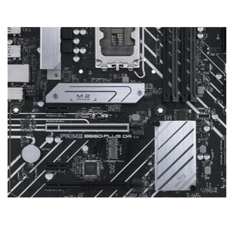 Para intel b660 prime B660-PLUS d4 placa-mãe usado original 1700 lga1700 ddr4 128gb m.2 sata3 desktop mainboard