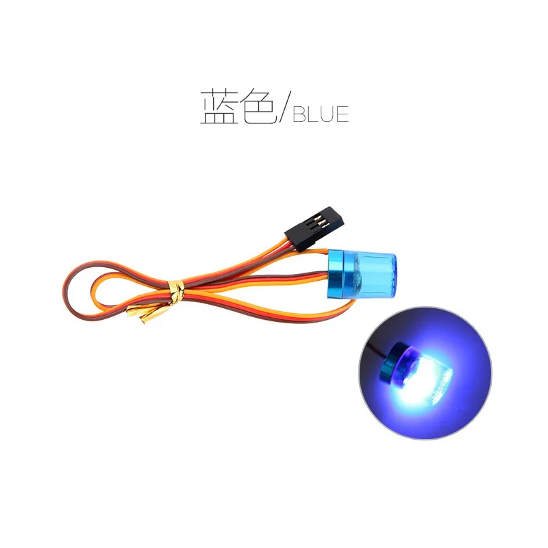 Multi-Color Round Warning Light for RC Model Car Strobe Light RC Police Light Construction Light Compatible with 1:10 RC Car