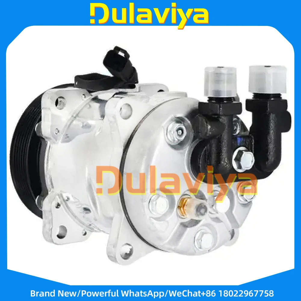 New Air Conditioning AC Compressor For Skid Steer Loader A770 L750 S630 S650 S750 S770 7279628 12V