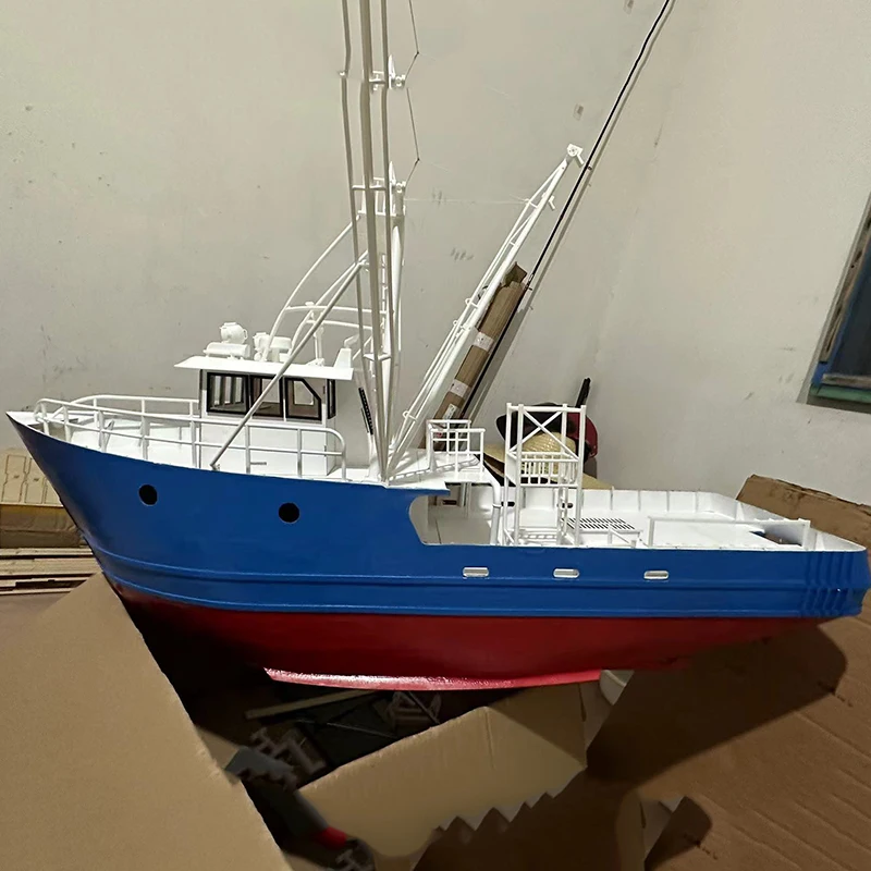 1/35 RC قارب 60 سنتيمتر أندريه غيل التحكم عن بعد قارب الصيد Photocuring ثلاثية الأبعاد الطباعة RC قارب أطقم منمذجة لعبة الكبار