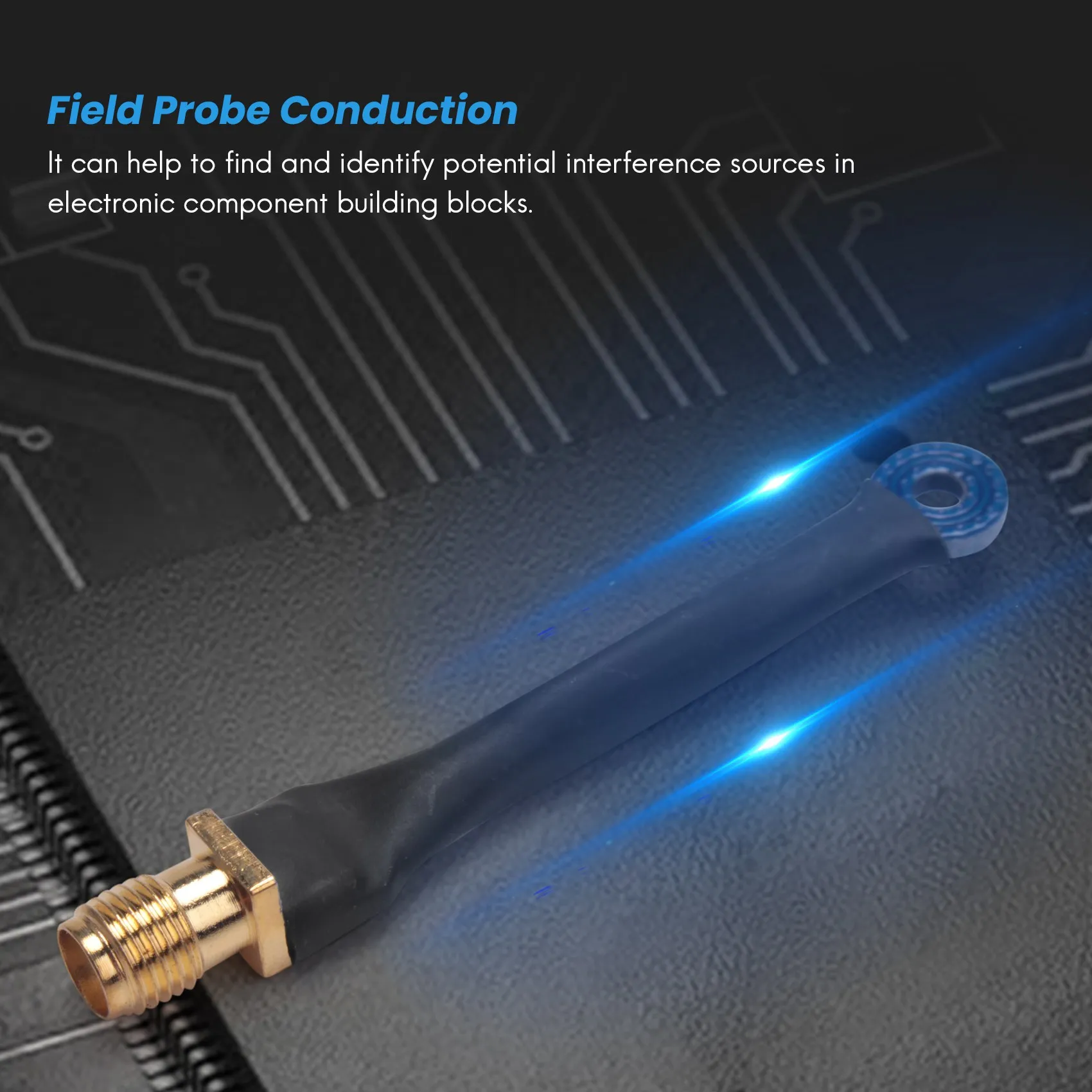 SYW-5PCS Magnetic Field Antenna,EMC EMI Near Field Probe Conduction And Radiation Correction Magnetic Field Probe