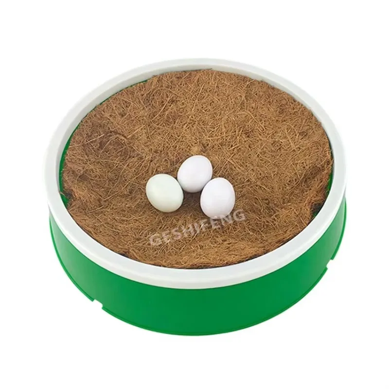

Factory Supplier EZClean Plastic Nest With Plastic Egg for Pigeon for Canary Nest