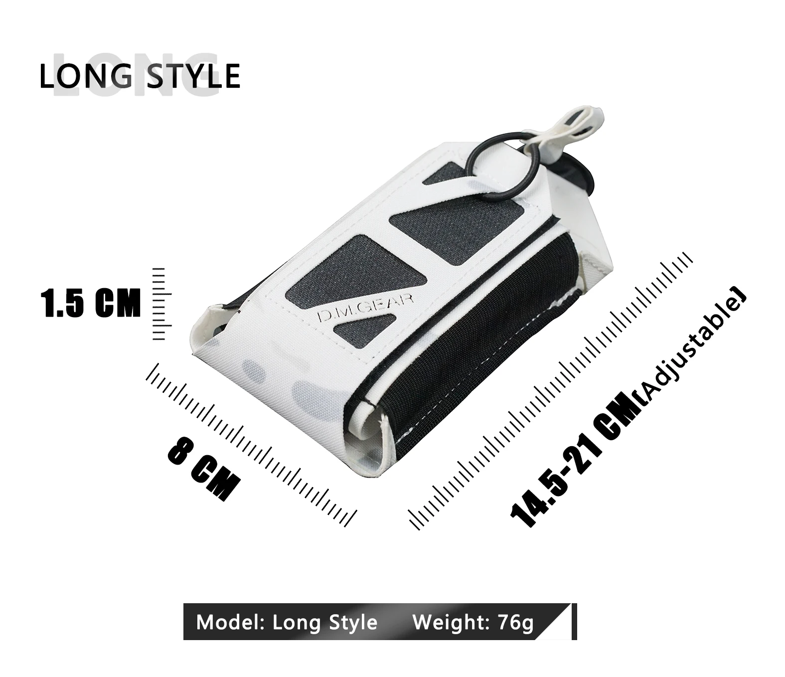 DMGear MultiPurpose Molle Pouch Steel Bone Walkie-Talkie Bag Multifunctional Sub-Bag Men and Women Hunting Outdoor Supplies