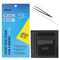 High Quality Neoprene Self Adhesive Pre-cut Custom Light Seal Foam Sponge 3 Kits for Mamiya M645/M645 J/M645 1000S Camera