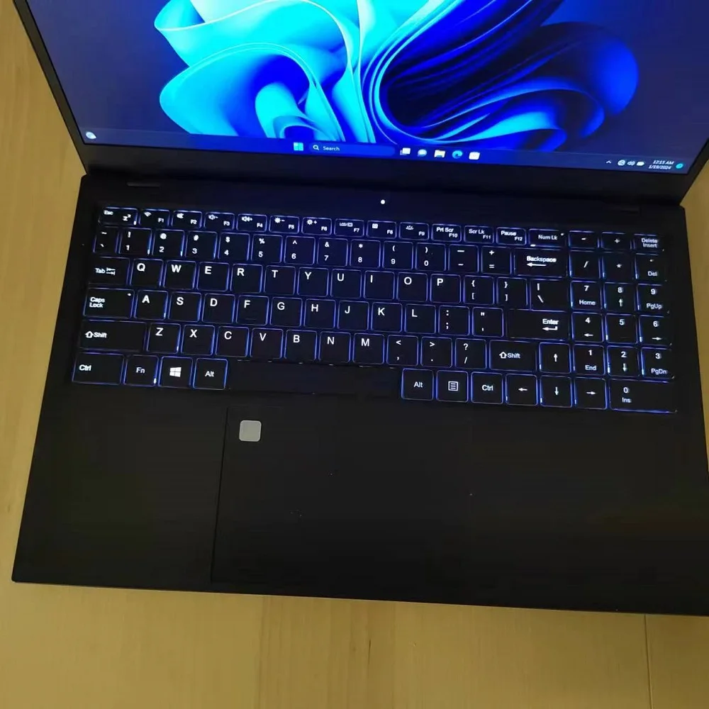 In Stock Brand New Laptop With Backlit Keyboard And Fingerprint Type-c PD Fast Charging 16GB RAM 15.6inch N5095 Laptop