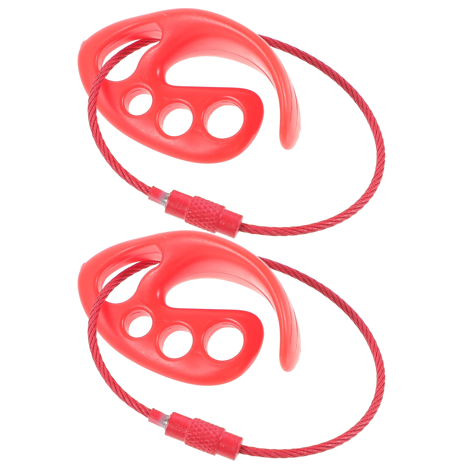 

2pcs Flying Clamps Durable Portable Carriers Wear-Resistant Clips Compact Holders Outdoor Accessories Sports Clamps Small