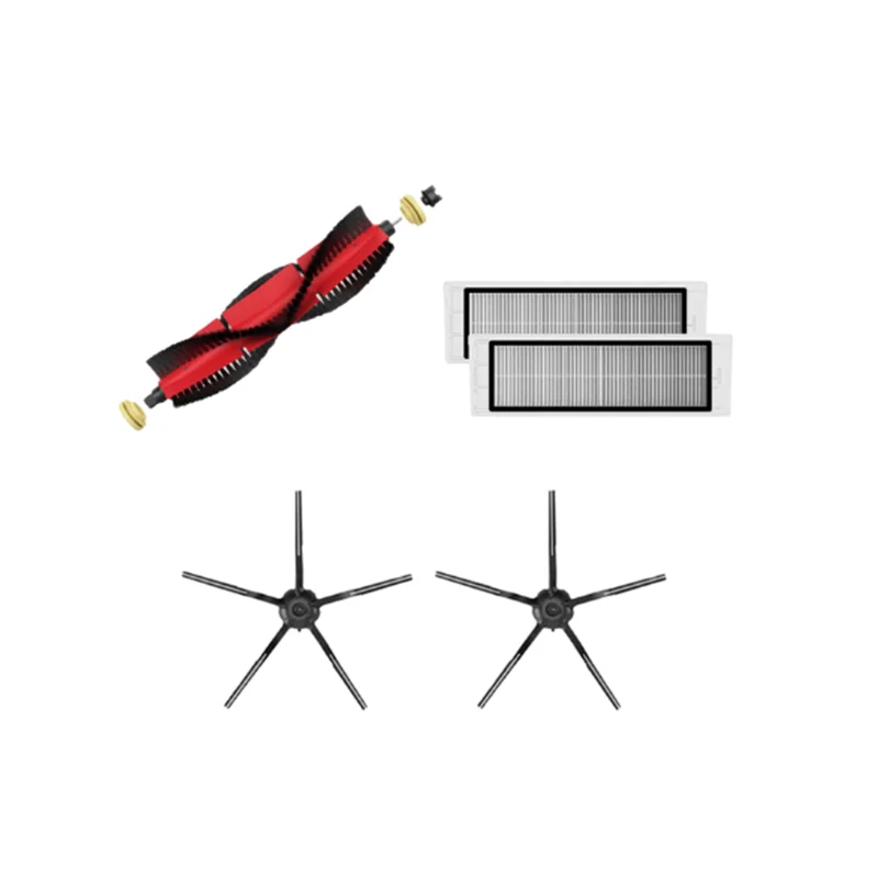 فرشاة فلتر قابلة للغسل لمكنسة كهربائية roborock s5 max e4 e5 s6 maxv