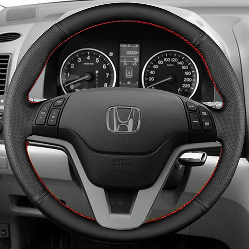 DIY Car Accessory Car Steering Wheel Cover For Honda CRV CR-V 2007 2008 2009 2010 2011 Customized Original Steering Wheel Braid