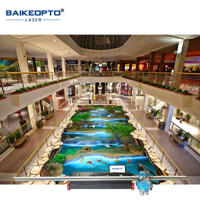 Groothandelsprijs 3D UV AI Ground Inkjet Printer Parkeerplaats Schildermachine