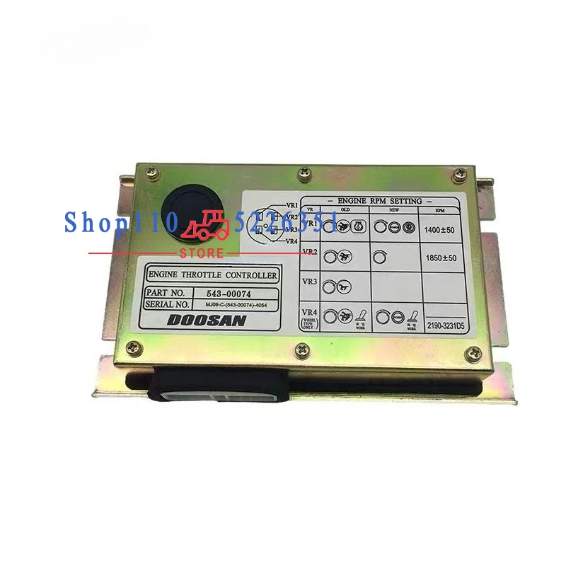 543-00074 54300074 Throttle Control Driver Computer Small Board Excavator Parts For Doosan Daewoo DH150/215/220/225/370-7-9
