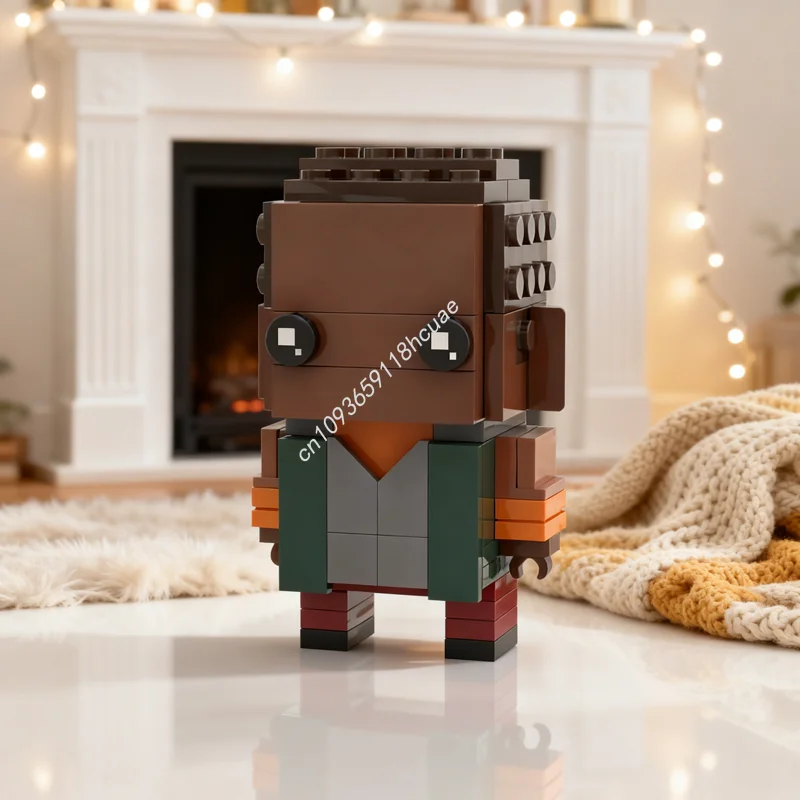 107pcs MOC Brickheadz Lily Sloane Model Bouwstenen Architectuur Kerstcadeaus DIY Speelgoed Creatief Idee Onderwijs Baksteen