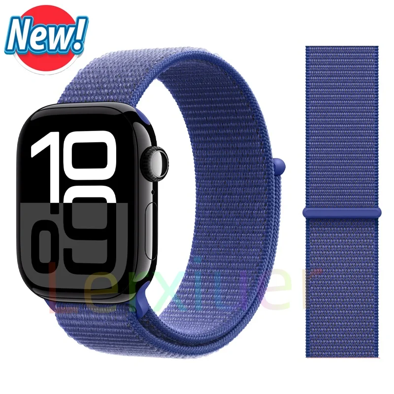 Nylon lusband voor Apple Watch-banden 46 mm 44 mm 45 mm 40 mm 41 mm 42 mm Armband iWatch-serie 11 10 9 SE 8 7 6 5 4 Ultra 3 2 49 mm