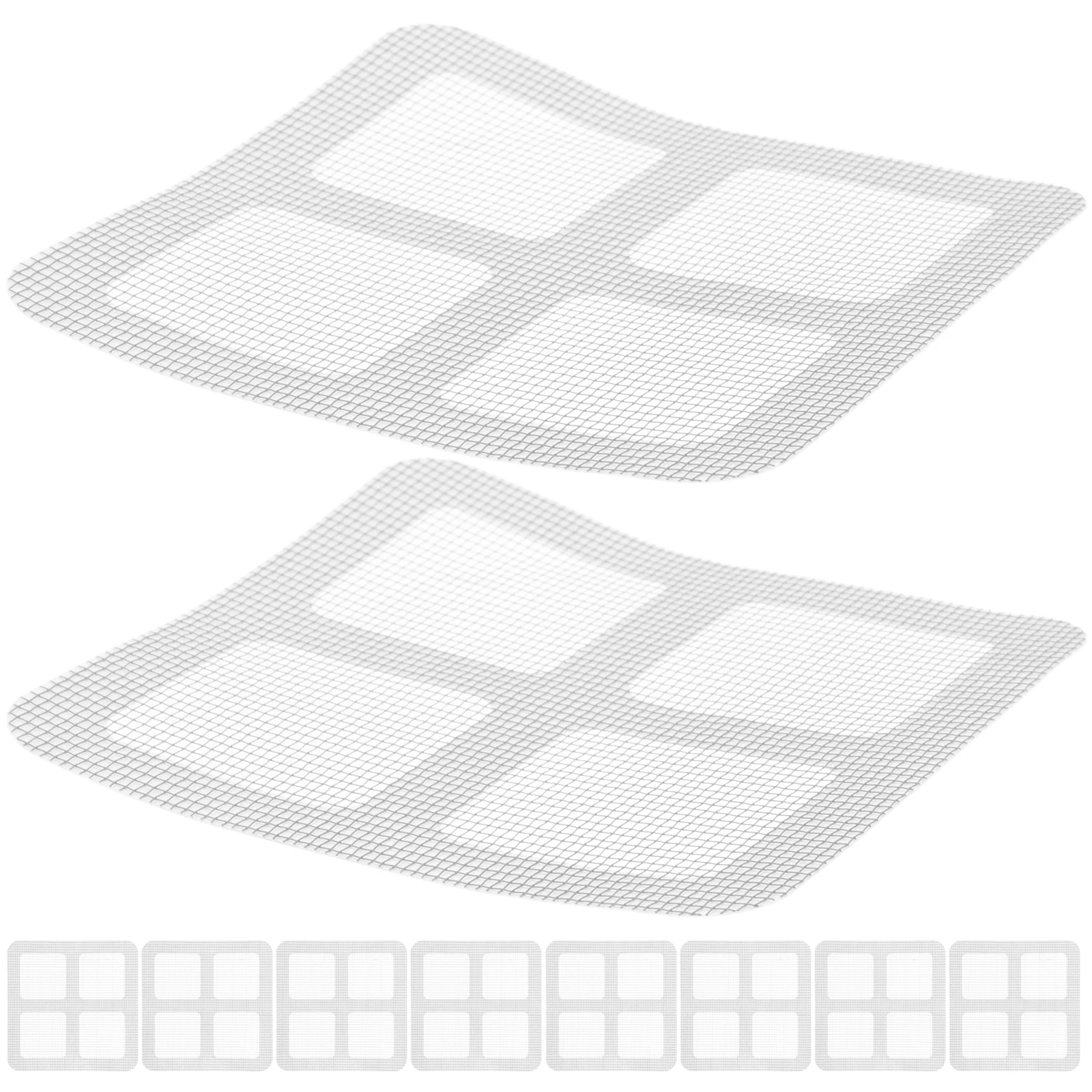 

100 pcs Screen Repair Sticker Drain Filter Mesh Anti-blocking Shower Hair Catcher Floor Decals Longlasting Material