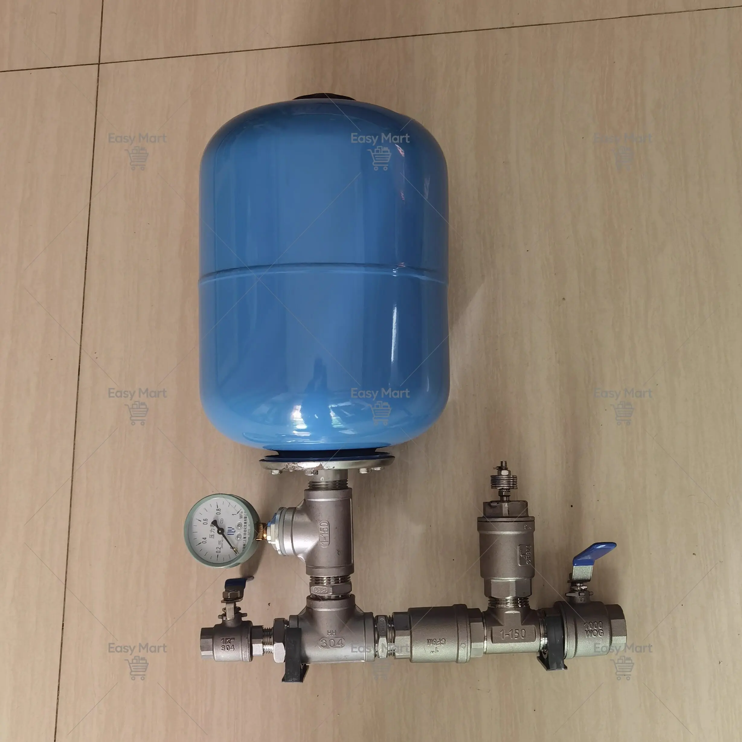 1 Inch 304 Stainless Steel Water Hammer Pump - Electricity & Fuel-Free, High-Lift, Self-Priming Hydraulic Ram
