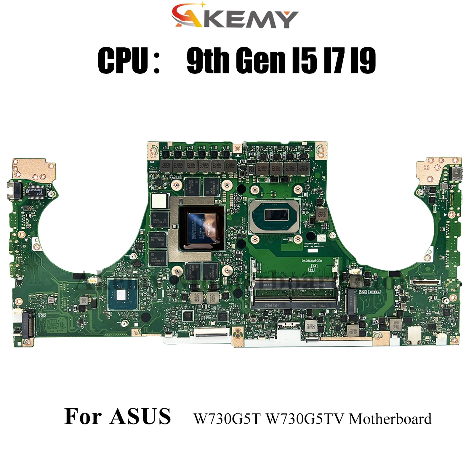 

W730G5T Материнская плата для ноутбука ASUS ProArt W730G5T W730G5TV W730G Материнская плата для ноутбука с процессором I5 I7 I9 100% tests OK быстрая доставка