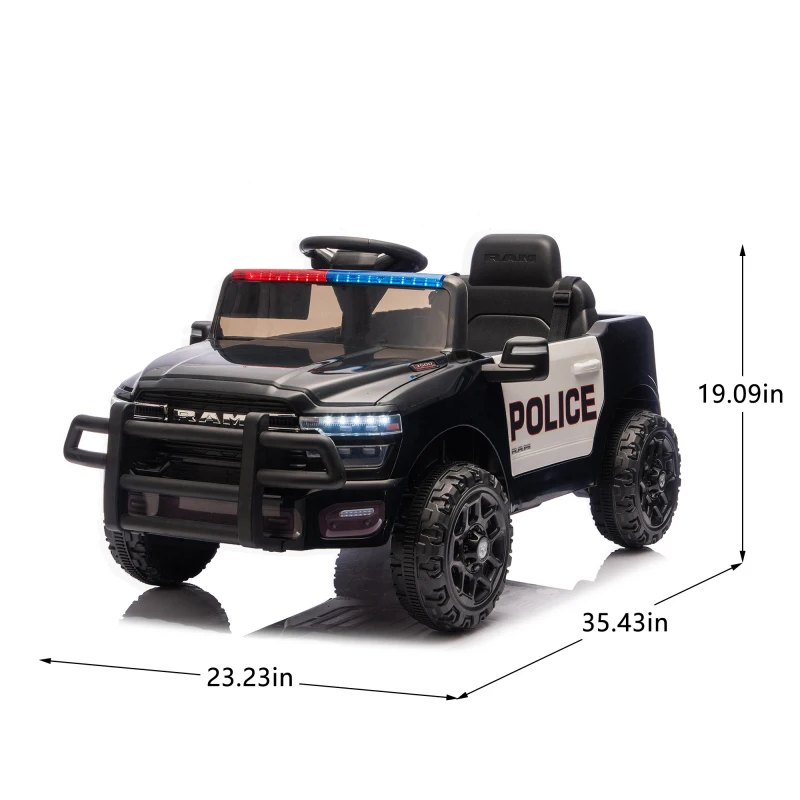 12V Dual motor Childrens Pickup Truck  Rear Shock Absorber Suspension  Remote Control  Three speed Adjustment