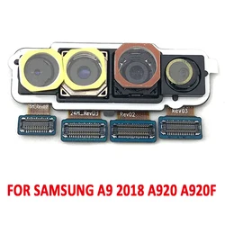 NEW Back Rear Camera Module Flex Cable + Front Facing Camera Replacement For Samsung A9 2018 A920 A920F / A7 2018 A750 A750F