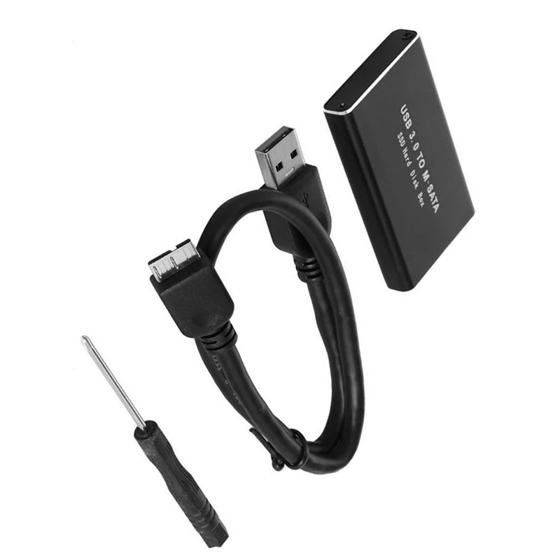 MSATA To USB 3.0 SSD Disk Box For 30X50mm 30X30mm MSATA SSD
